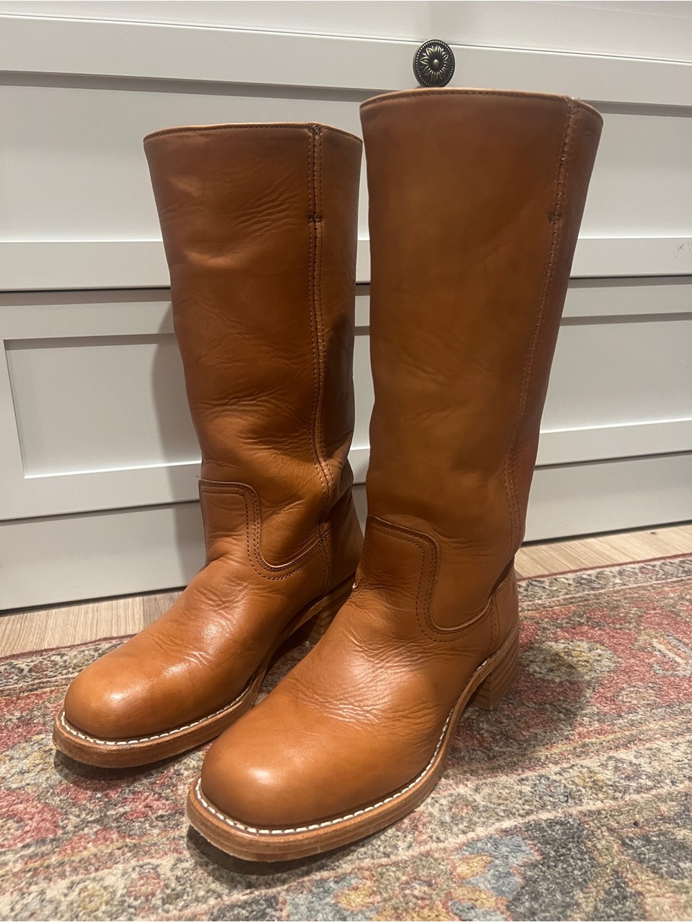 Frye Campus Boots Women’s Size 9 - Saddle Tan Brown Leather